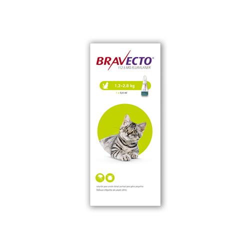 Bravecto Spot On Cat peq. 112,5 mg. 1x1