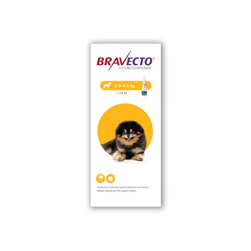 Bravecto perro Spot on 112,5 mg. PMP (2-4,5)