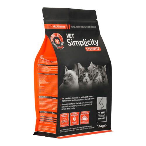 Vet Simplicity Struvite Cat 4x1,15 Kg.