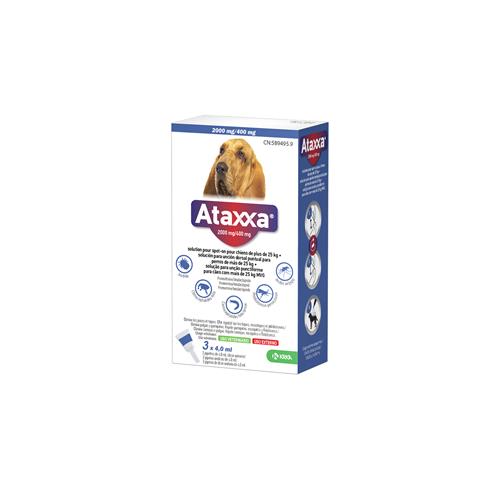 Ataxxa 2000 mg/400mg Perros >25 Kg 4 pip