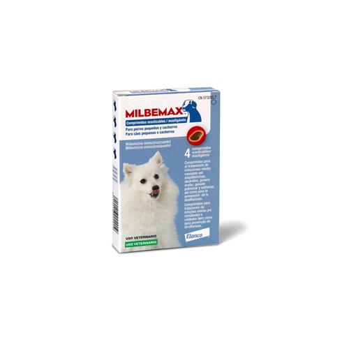 Milbemax Masticable 2,5 SDog 4 comp PERRO PEQ