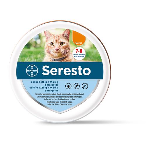 Seresto collar 1,25g+0,56g para gatos