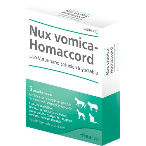 Vet Nux vomica HA 5 amp. 5 ml.