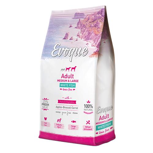 Evoque Adult Medium Large White Fish GF 2 Kg