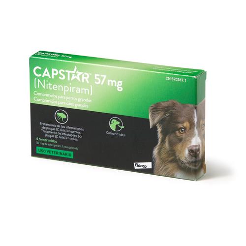 Capstar 57 mg. 6 tab.verde