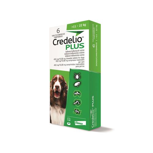 Credelio Plus 450 11-22 Kg 6comp