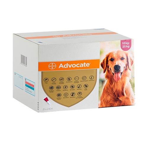 Advocate perro 21x2,5ml.