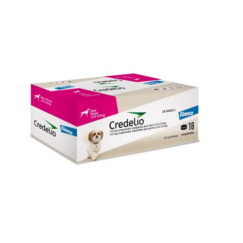 Credelio 112 mg (2,5-5,5 kg) 18 comp.