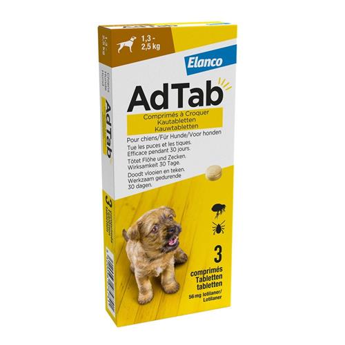 AdTab OTC 56,25mg (1,3-2,5 Kg) 3 comp