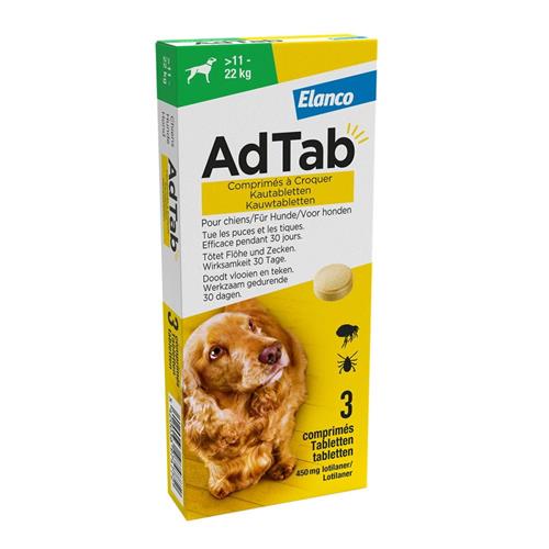 AdTab OTC 450mg (11-22 Kg) 3 comp